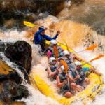 aventura no rafting no rio do peixe em socorro