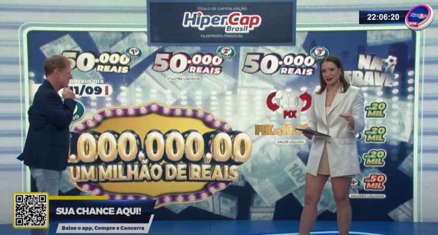 Veja o resultado do sorteio HiperCap Brasil de 04/09/2024