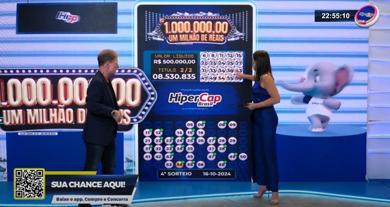 sorteio hipercap brasil 16 10 2024