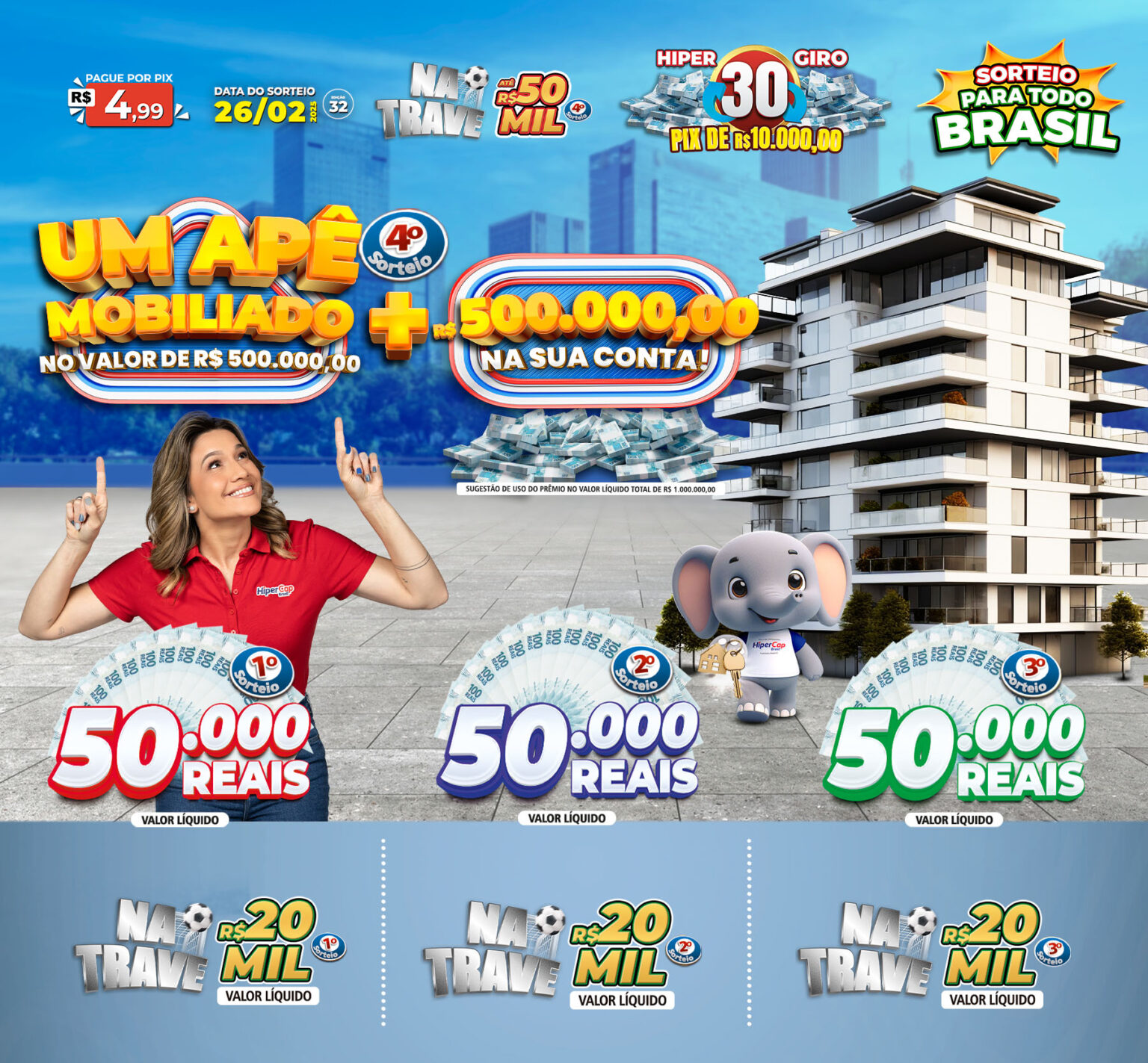 sorteio hipercap limeira 26 02 2025