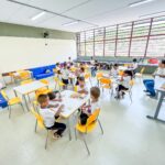alunos escola sala de aula