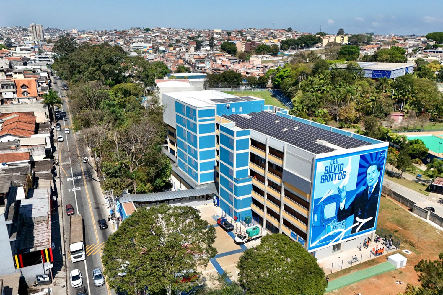 Com homenagem a Silvio Santos, Prefeitura inaugura o 1º CEU de Cidade Ademar, na Zona Sul; é o 4º entregue este ano na cidade