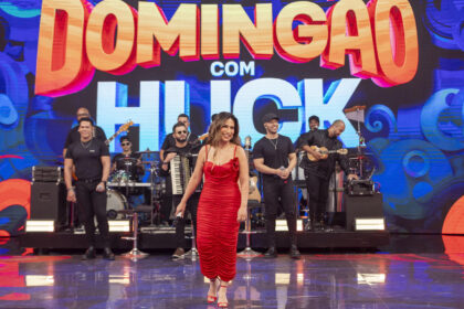 Simone Mendes e Sexolândia animam ‘Domingão’ Simone Mendes é a atração musical do Domingão com Huck (14/12). Globo/ Beatriz Dam